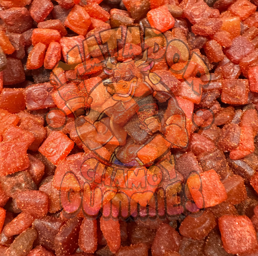 Matador Chamoy Gummies Flaming Squares