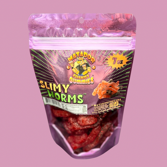 Matador Chamoy Gummies Slimy Worms