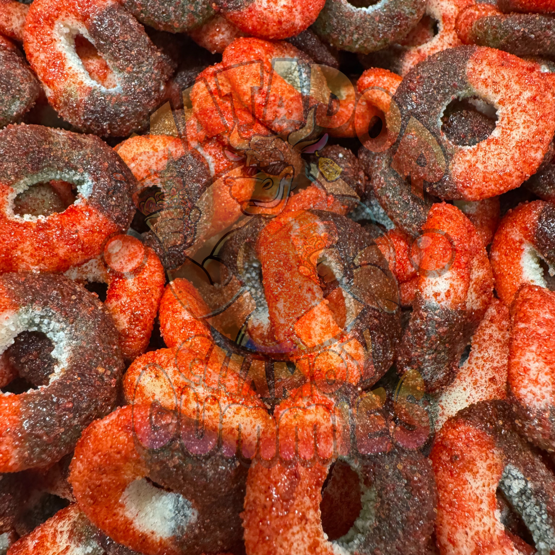 Matador Chamoy Gummies Apple Flaming Rings