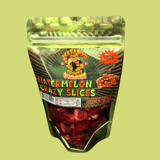 Matador Chamoy Gummies Watermelon Crazy Slices
