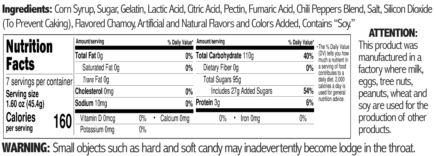 Matador Chamoy Gummies Watermelon Crazy Slices