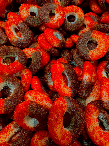 Matador Chamoy Gummies Apple Flaming Rings