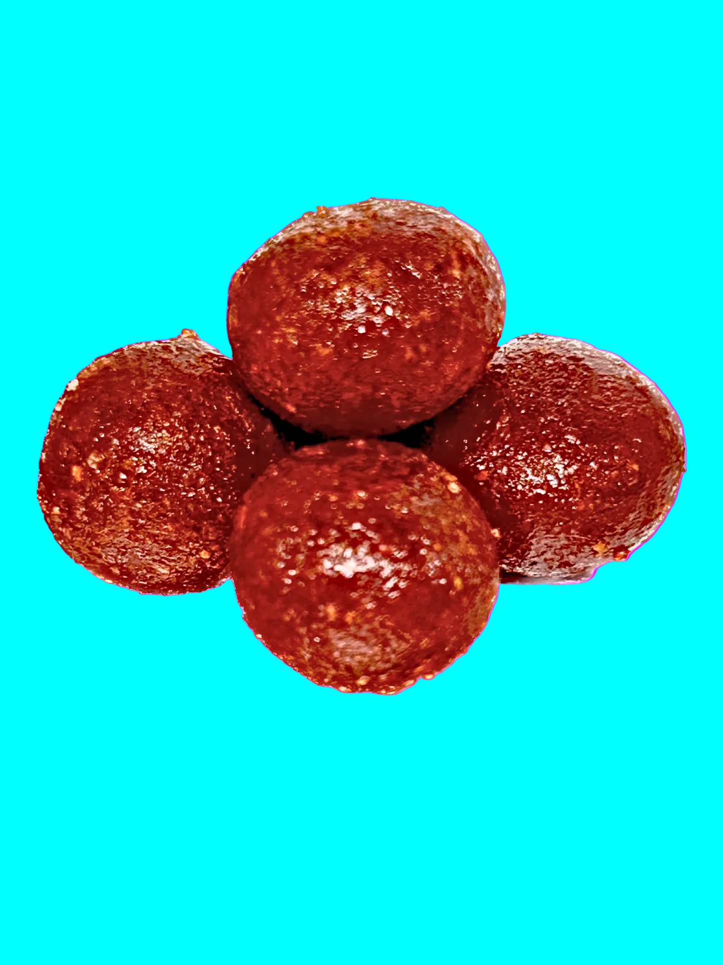 Cherrie candy covered with a layer of chamoy and chili 