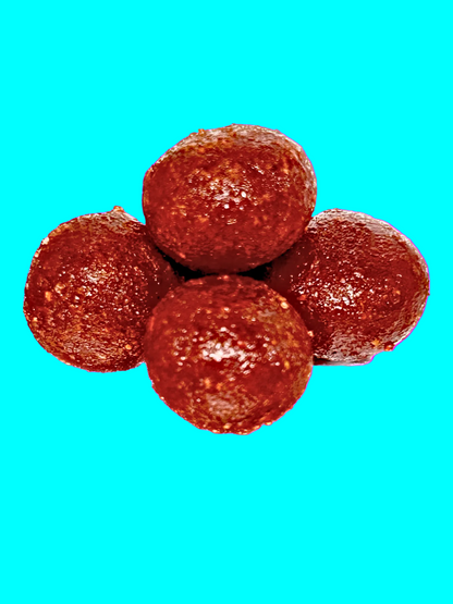 Cherrie candy covered with a layer of chamoy and chili 