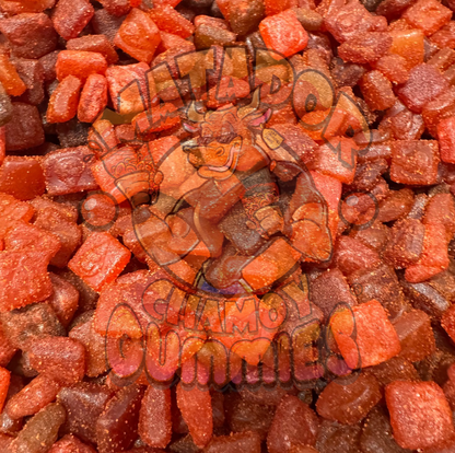 Matador Chamoy Gummies Flaming Squares