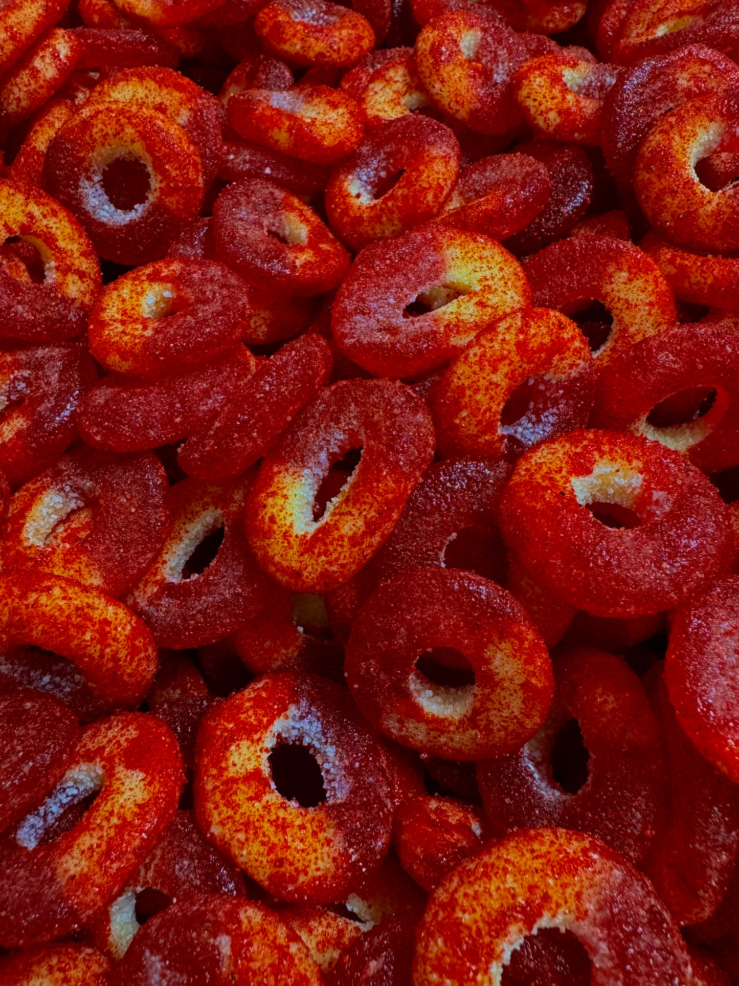 Matador Chamoy Gummies Peach Flaming Rings