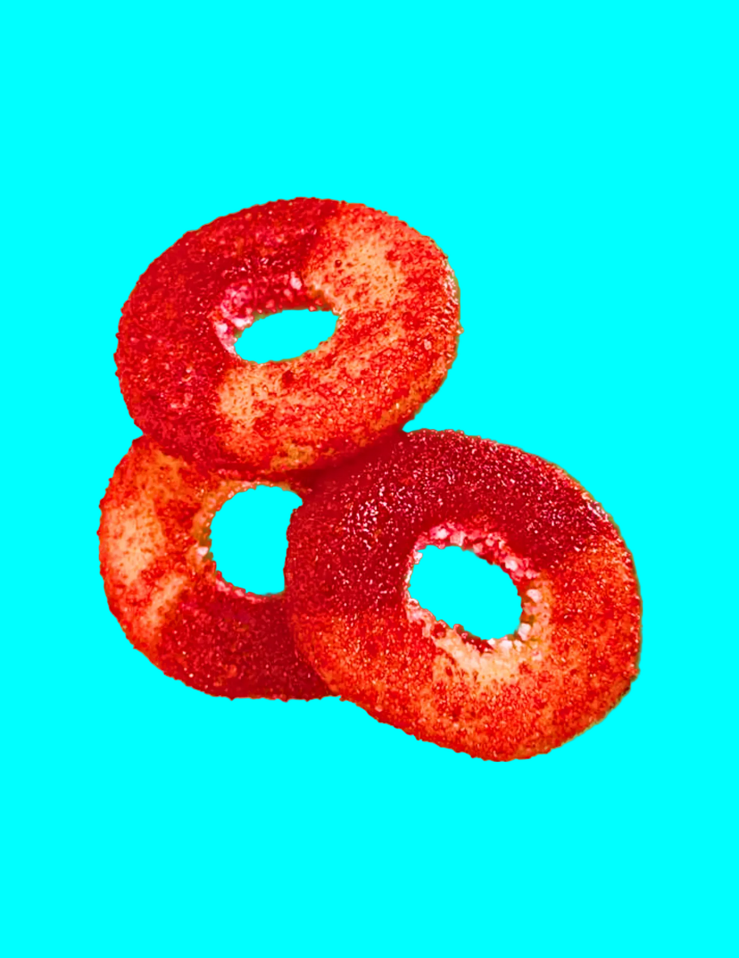 Matador Chamoy Gummies Peach Flaming Rings