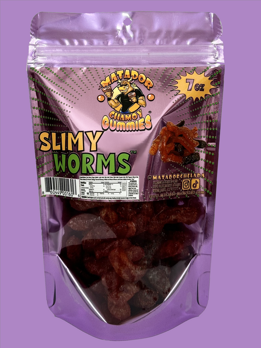 Matador Chamoy Gummies Slimy Worms