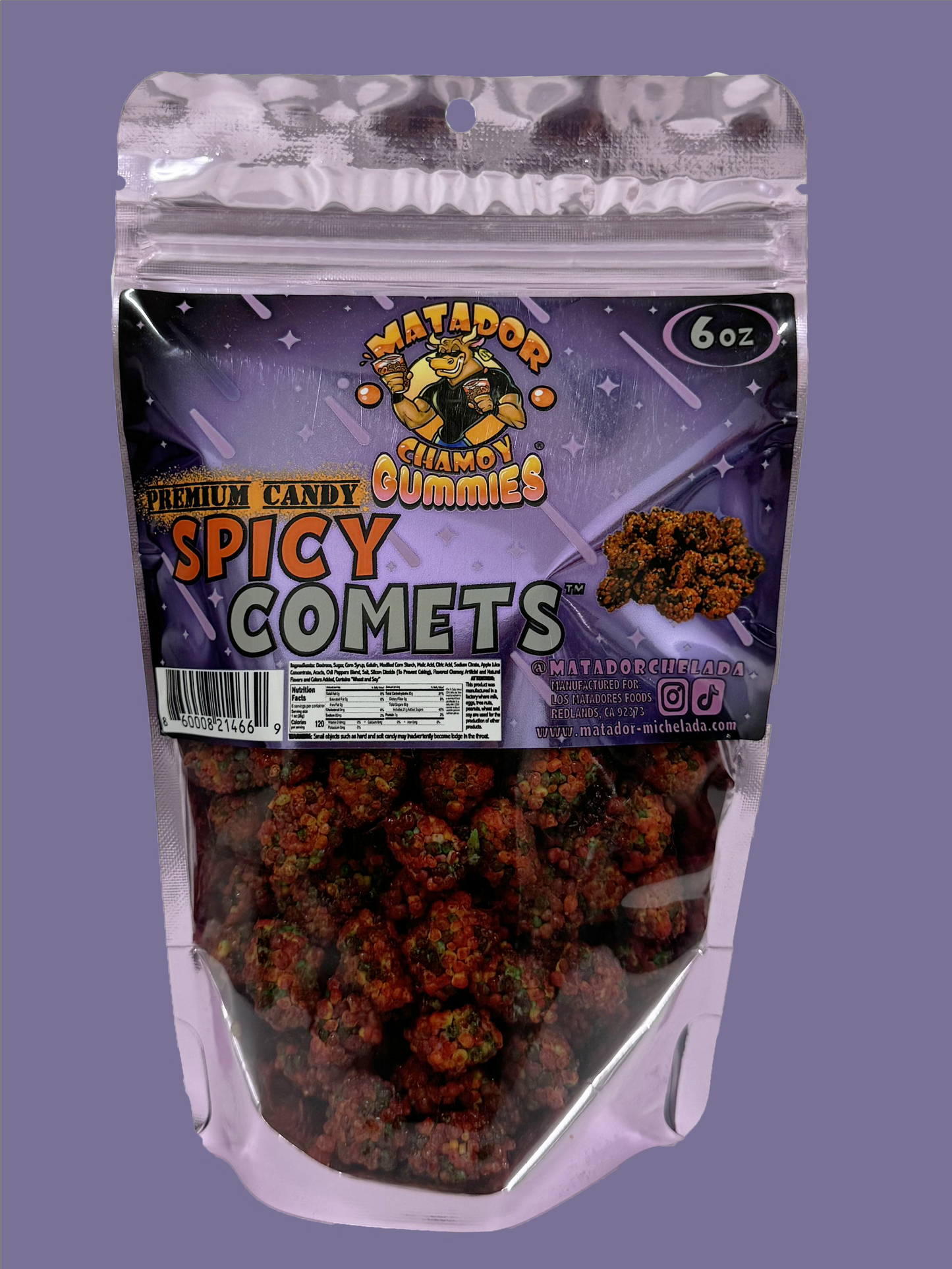 Matador Chamoy Gummies Spicy Comets