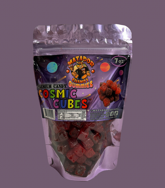 Matador Chamoy Gummies Cosmic Cubes